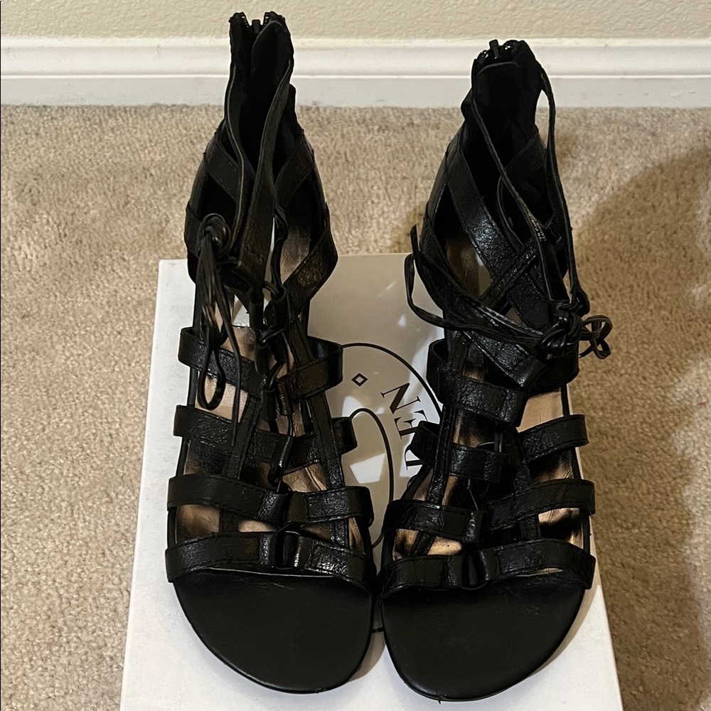 Steve Madden Black Strappy Sandals